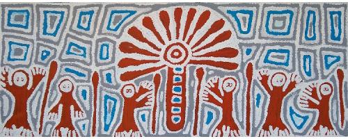 Family Spirits - Linda Syddick Napaltjarri 