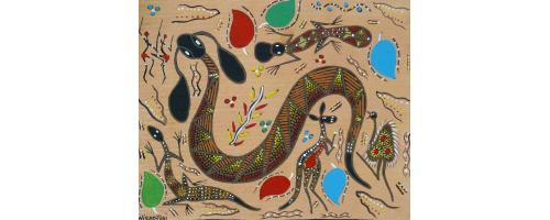 Goorialla the Rainbow Serpent